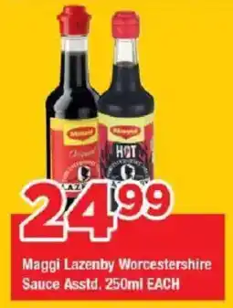OK Grocer Maggi Lazenby Worcestershire Sauce offer