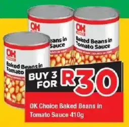 OK Grocer OK Choice Baked Beans in Tomato Sauce offer