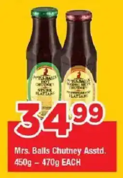 OK Grocer Mrs. Balls Chutney offer
