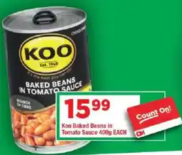 OK Grocer Koo Baked Beans in Tomato Sauce offer