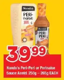 OK Grocer Nando's Peri-Peri or Perinaise Sauce offer