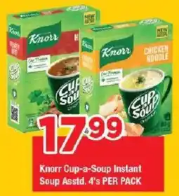 OK Grocer Knorr Cup-a-Soup Instant Soup offer