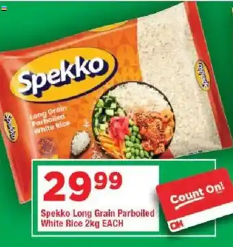 OK Grocer Spekko Long Grain Parboiled White Rice offer