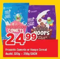 OK Grocer Froozels Comets or Hoops Cereal offer
