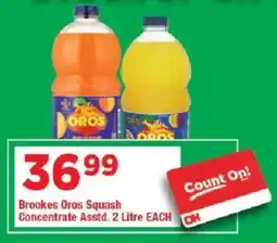 OK Grocer Brookes Oros Squash Concentrate offer