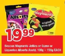 OK Grocer Beacon Maynards Jellies or Gums or Liquorice Allsorts offer