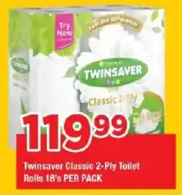 OK Grocer Twinsaver Classic 2-Ply Toilet Rolls offer