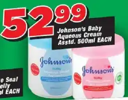 OK Grocer Johnson's Baby Aqueous Cream offer