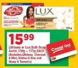 OK Grocer Lifebuoy or Lux Bath Soap offer
