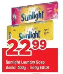 OK Grocer Sunlight Laundry Soap offer