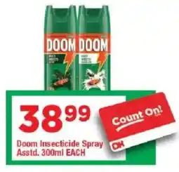 OK Grocer Doom Insecticide Spray offer