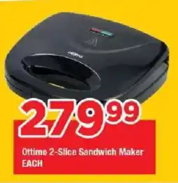 OK Grocer Ottimo 2-Slice Sandwich Maker offer
