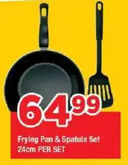 OK Grocer Frying Pan & Spatula Set offer