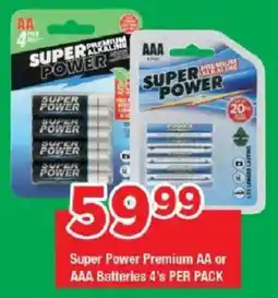 OK Grocer Super Power Premium AA or AAA Batteries offer