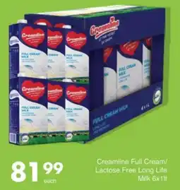 Save Hyper Creamline Full Cream/ Lactose Free Long Life Milk offer