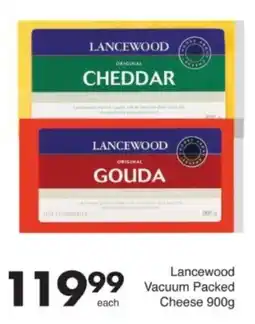 Save Hyper Lancewood Vacuum Packed Cheese offer