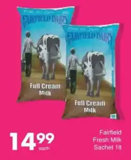 Save Hyper Fairfield Fresh Milk Sachet offer