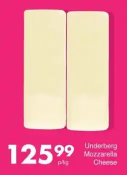 Save Hyper Underberg Mozzarella Cheese offer