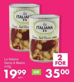 Save Hyper La Italiana Samp & Beans offer