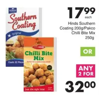 Save Hyper Hinds Southern Coating/ Pakco Chilli Bite Mix offer
