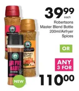 Save Hyper Robertsons Master Blend Bottle/ Airfryer Spices offer