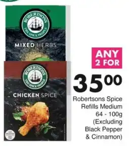 Save Hyper Robertsons Spice Refills Medium offer