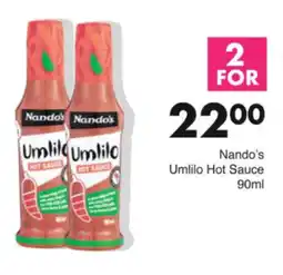 Save Hyper Nando's Umlilo Hot Sauce offer