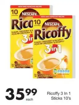 Save Hyper Nescafe Ricoffy 3 In 1 Sticks offer