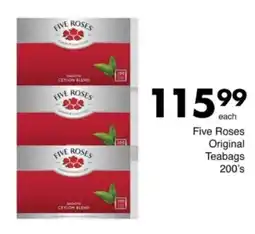 Save Hyper Five Roses Original Teabags offer