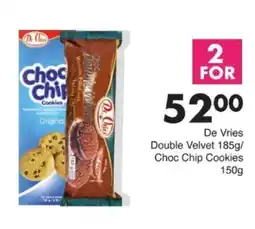 Save Hyper De Vries Double Velvet/ Choc Chip Cookies offer