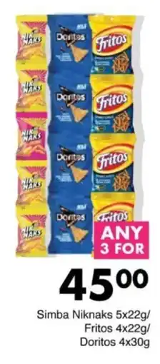 Save Hyper Simba Niknaks/ Fritos/ Doritos offer