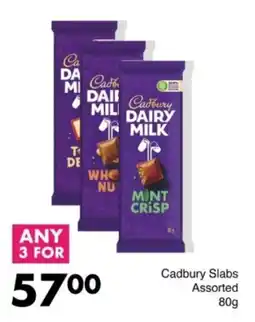 Save Hyper Cadbury Slabs Assorted offer