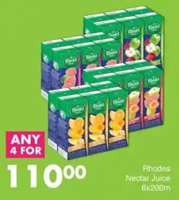 Save Hyper Rhodes Nectar Juice offer
