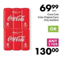 Save Hyper Coca Cola Coke Original Cans offer