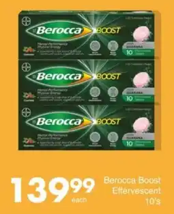 Save Hyper Berocca Boost Effervescent offer