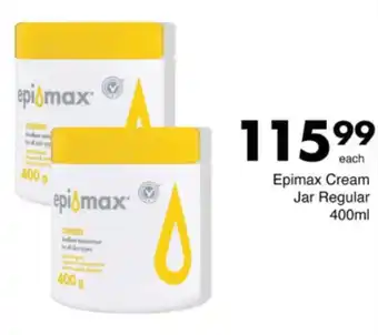 Save Hyper Epimax Cream Jar Regular offer