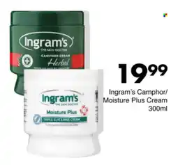 Save Hyper Ingram's Camphor/ Moisture Plus Cream offer