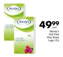 Save Hyper Mandy's Soft Feel Wax Strips Legs offer