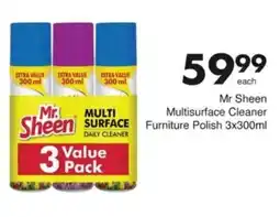 Save Hyper Mr Sheen Multisurface Cleaner Furniture Polish offer