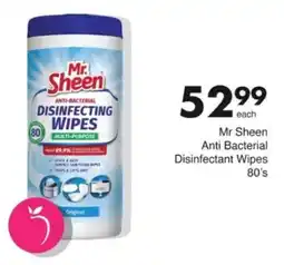 Save Hyper Mr Sheen Anti Bacterial Disinfectant Wipes offer