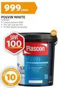 BUCO Plascon Polvin White-20Ltr offer