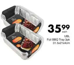 Save Hyper UBL Foil BBQ Tray 3pk offer