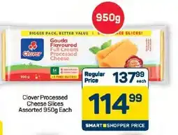 Pick n Pay Hypermarket Clover Processed Cheese Slices Assorted offer