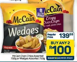 Pick n Pay Hypermarket McCain Oven Chips Assorted or Wedges Assorted offer
