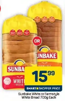 Pick n Pay Hypermarket Sunbake White or Farmstyle White Bread offer