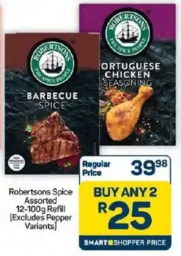 Pick n Pay Hypermarket Robertsons Spice Assorted Refill offer