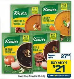 Pick n Pay Hypermarket Knorr Soup Assorted offer