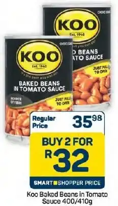 Pick n Pay Hypermarket Koo Baked Beans in Tomato Sauce offer