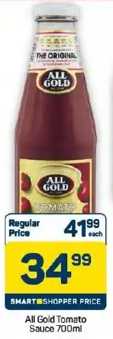 Pick n Pay Hypermarket All Gold Tomato Sauce offer