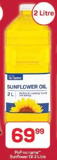 Pick n Pay Hypermarket PnP no name Sunflower Oil offer